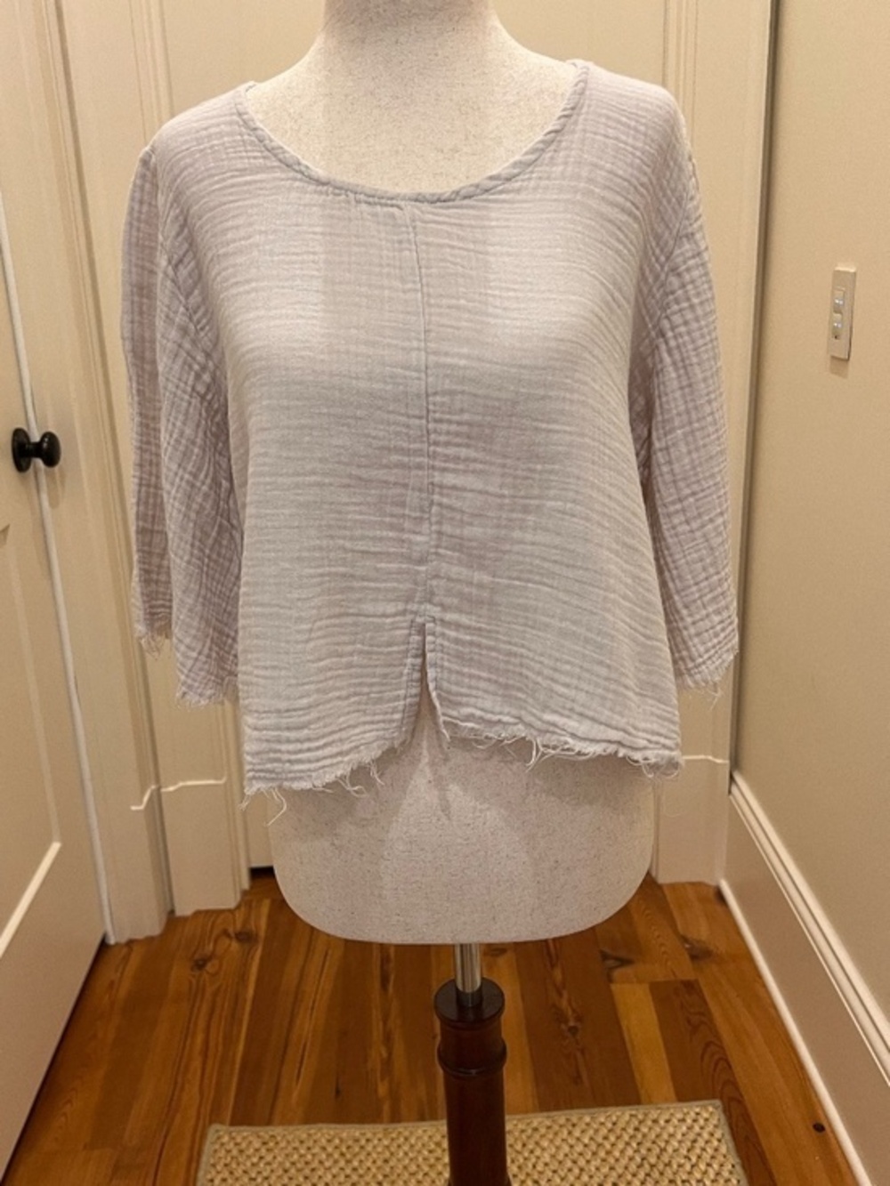 Stark X Top XS - Cotton Gauze - Cream -